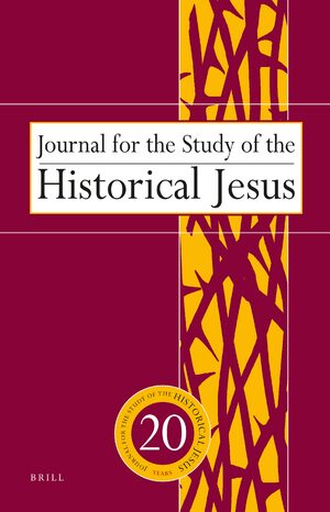 Journal for the Study of the Historical Jesus cover