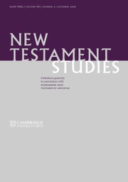 New Testament Studies cover