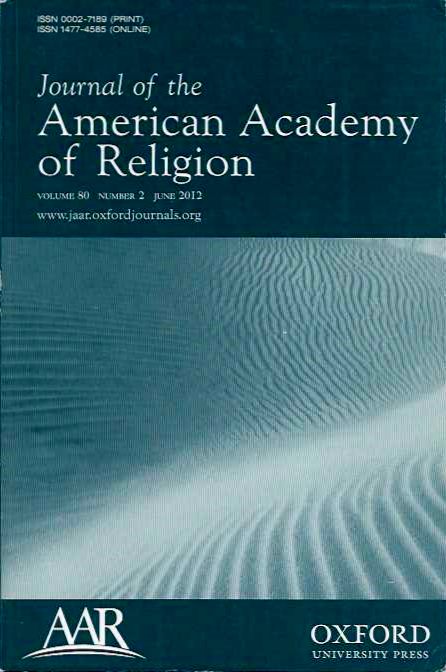 Journal of the American Academy of Religion with article by Simon J. Joseph, Ph.D.